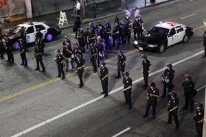 Block Party Invite Causes Crowd to Clash with Police on Hollywood Boulevard