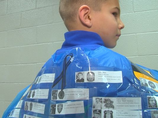 100th Day Class Project Honors Fallen Officers