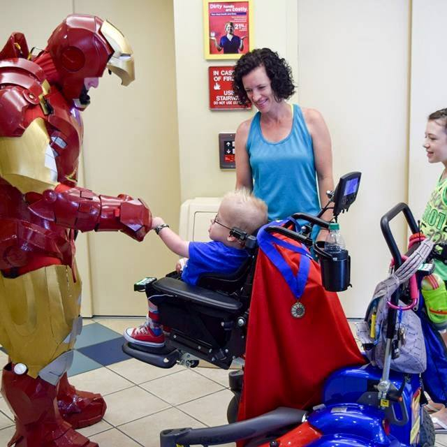 Cop Dresses as Ironman To Visit Sick Children