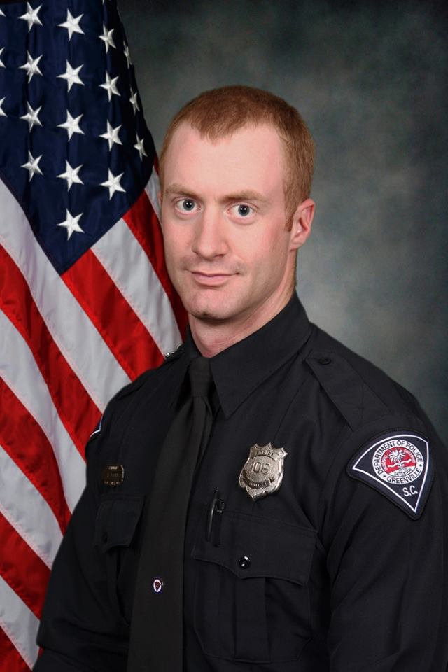 Greenville (SC) Police Officer Shot and Killed