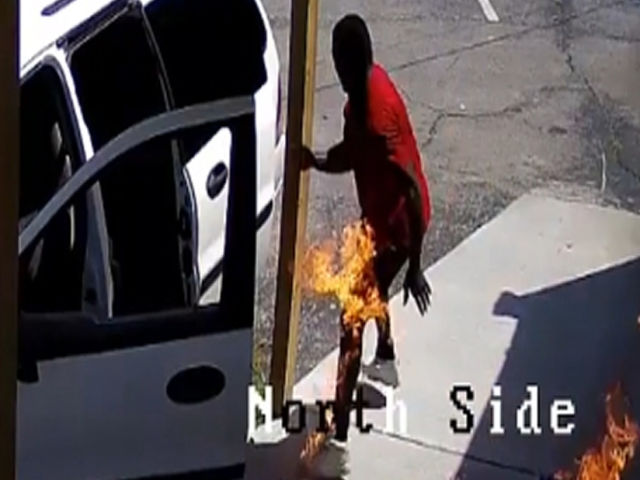 Watch: An Arsonist Catch Himself On Fire