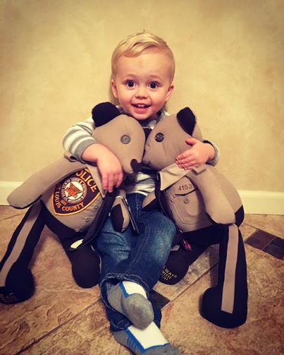 Teddy Bears Made From Uniforms Of Slain St. Louis County Officer