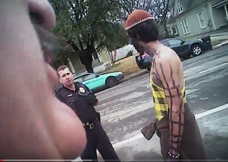 Watch: Man Challenges Police To ‘Fair Fight’ Without Guns