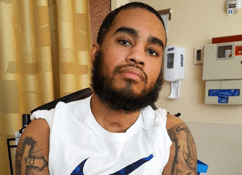 Officer Jones today just prior to leaving the Rehabilitation Center.