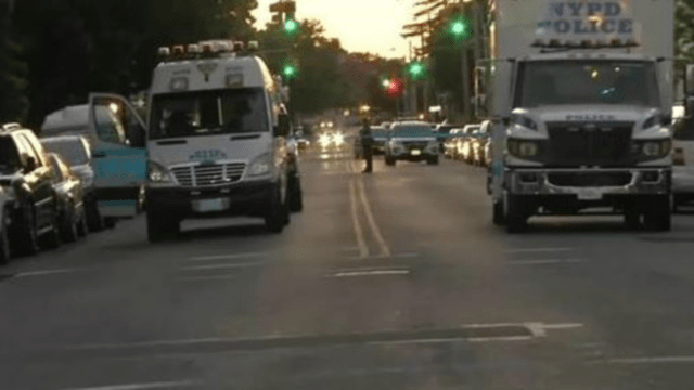 NY officer dragged by car, critically injured; 2 in custody