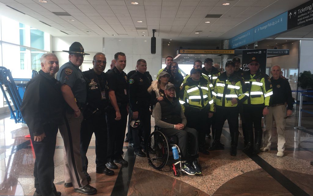 Deputy Returns Home, Paralyzed, After Las Vegas Shooting