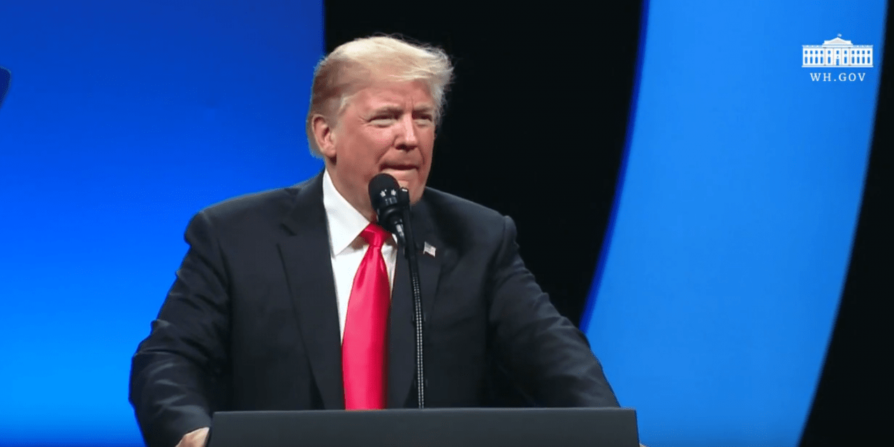 President Trump Addresses IACP, Praises Law Enforcement