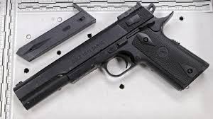 The actual "toy" weapon carried by Rice.