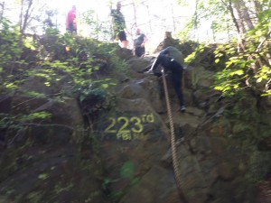 The 6.1 mile obstacle course is grueling and not everyone finishes.