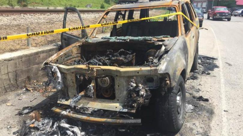 City’s Only Police Car Catches On Fire – Law Officer