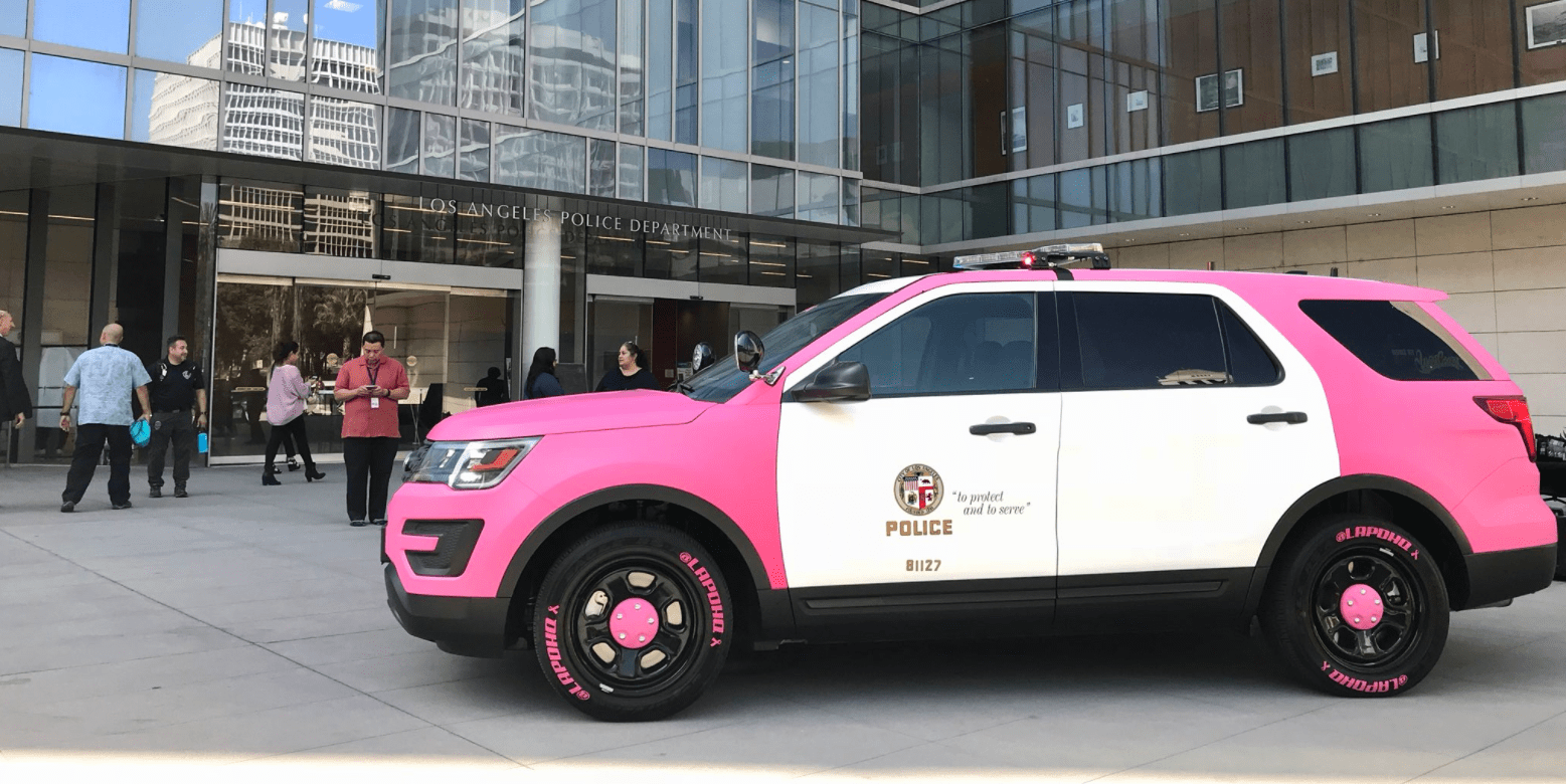 If you see a pink-wrapped Ford Explorer driven by a police officer, it's  breast cancer awareness month – Daily News