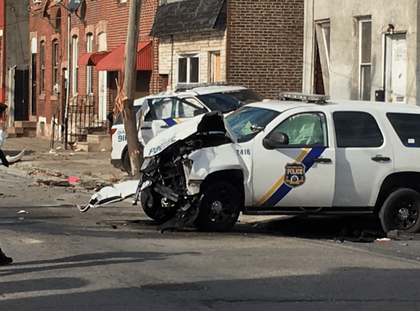 Philadelphia Officers Hurt After Police Cars Crash During Pursuit Law