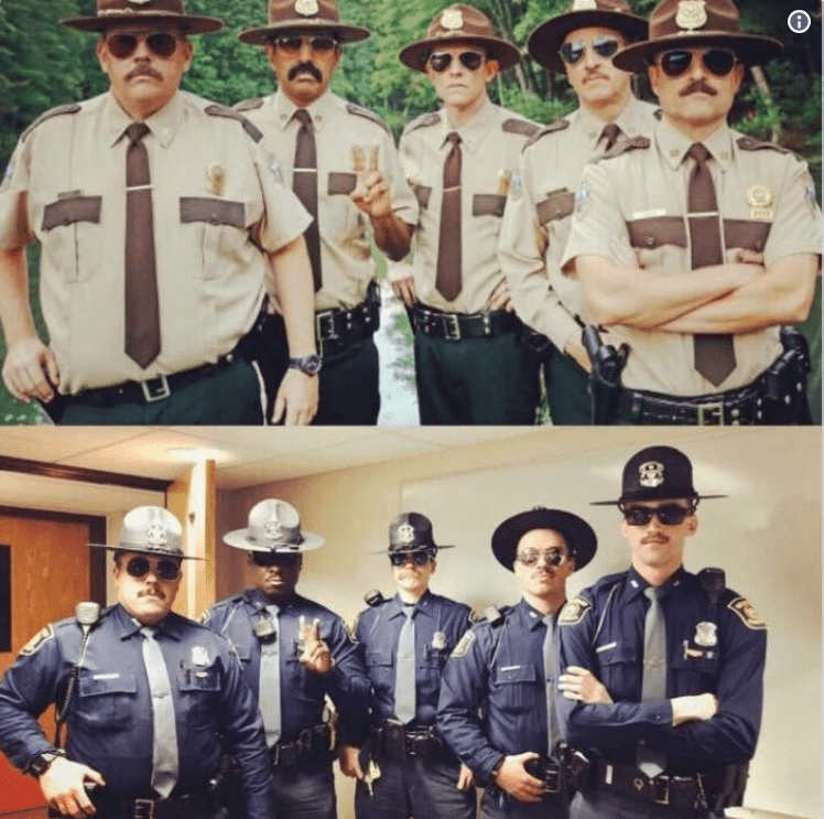 michigan-state-police-strike-super-troopers-pose-law-officer