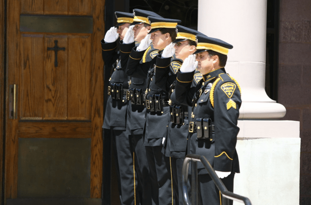 police funeral