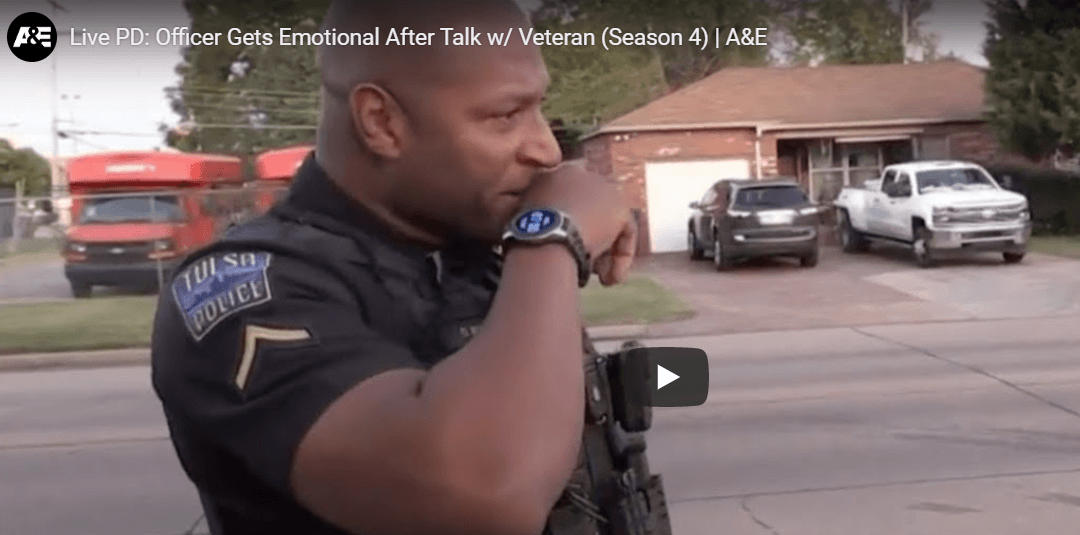 Tulsa Officer Gets Emotional Talking To Veteran About Drug Use Law