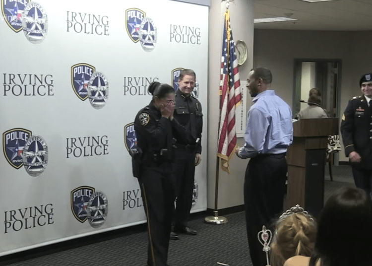 Soldier surprises mother as she is sworn in as a police officer – Law ...