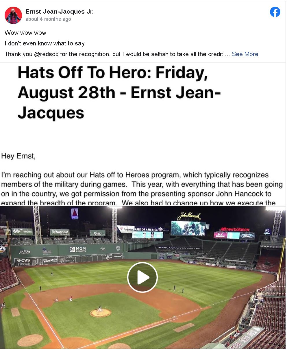 hats off to heroes red sox